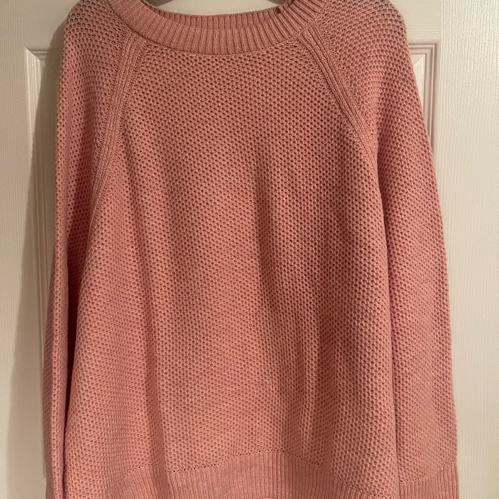 Sonoma crew neck pink sweater XL